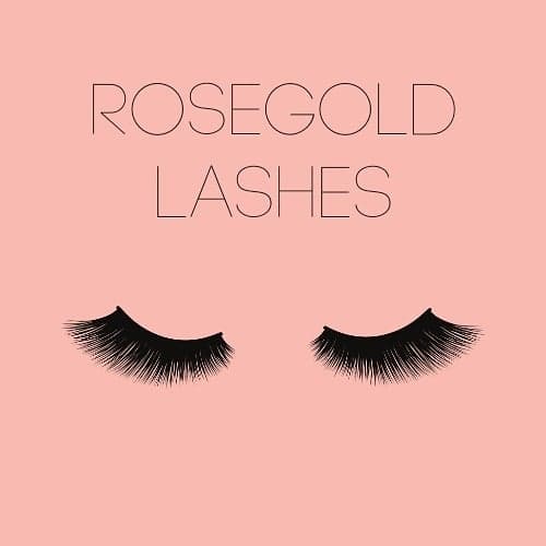 Rose Gold Lashes