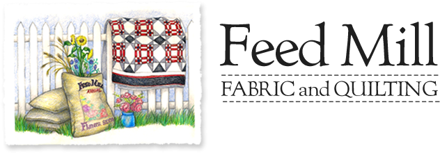 Feed Mill Fabric and Quilting