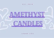 Amethyst Candles
