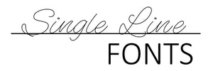 Single Line Fonts