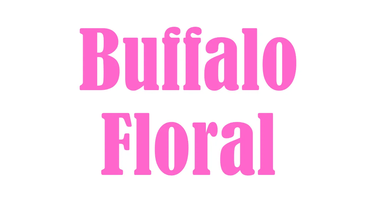 Buffalo Floral