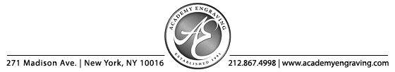 Academy Engraving