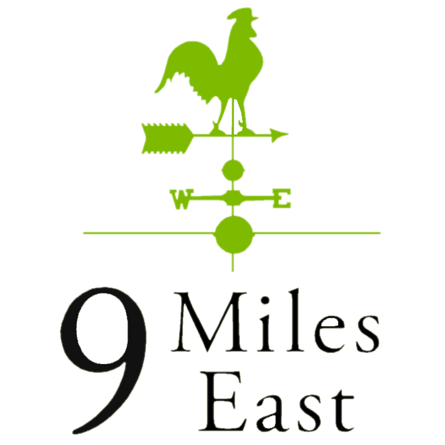 9 Miles East