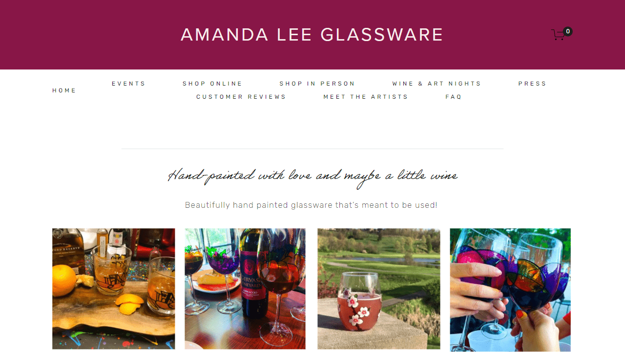Amanda Lee Glassware