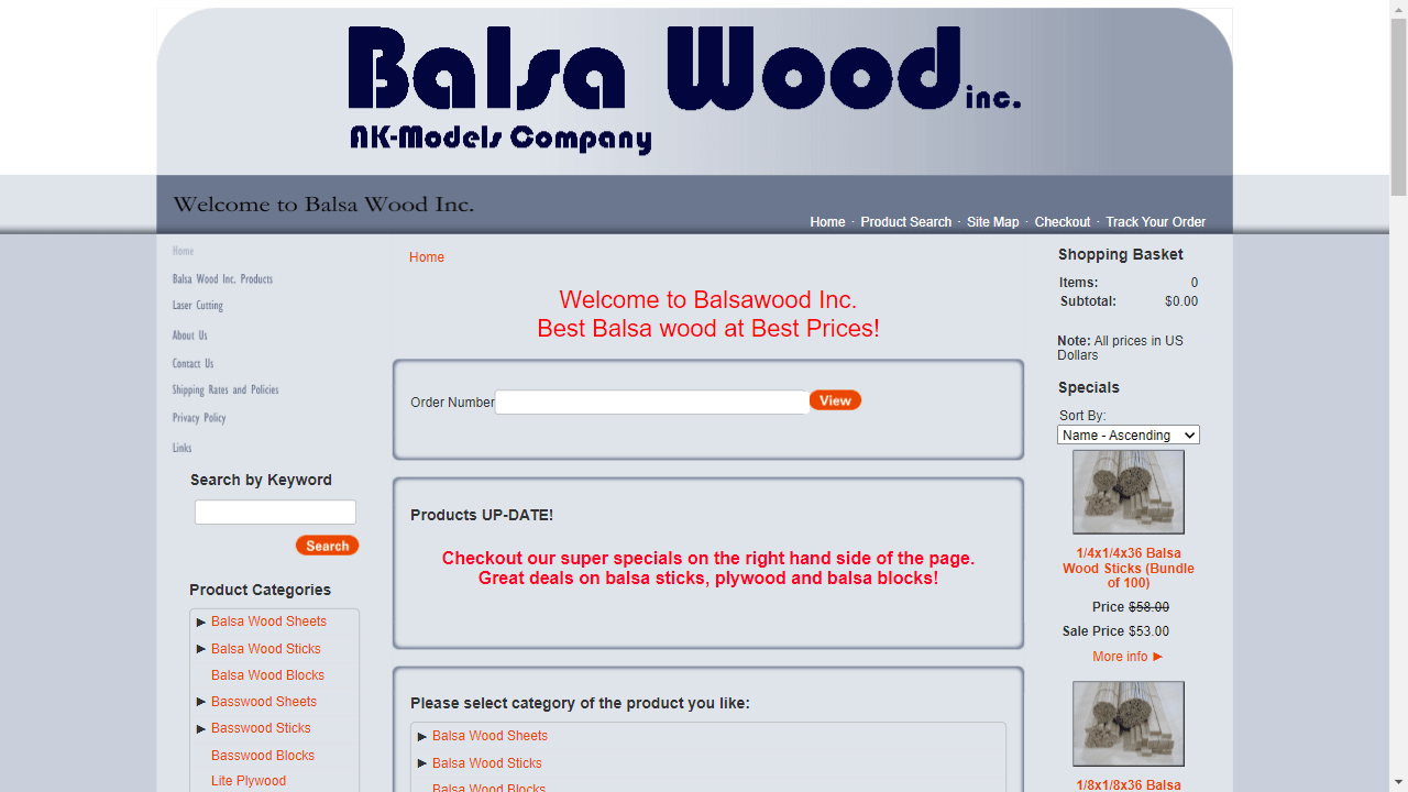 Balsa Wood Inc