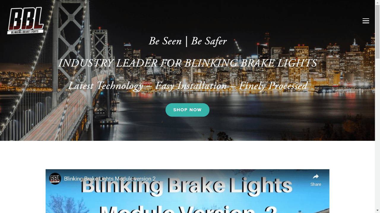 Blinking Brake Lights