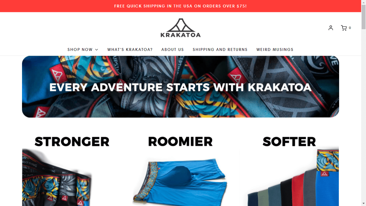Krakatoa Underwear