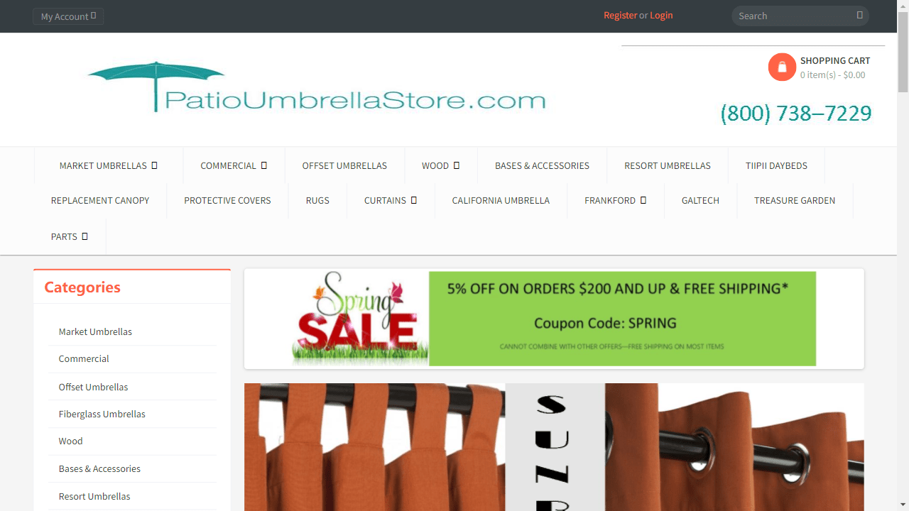 Patio Umbrella Store