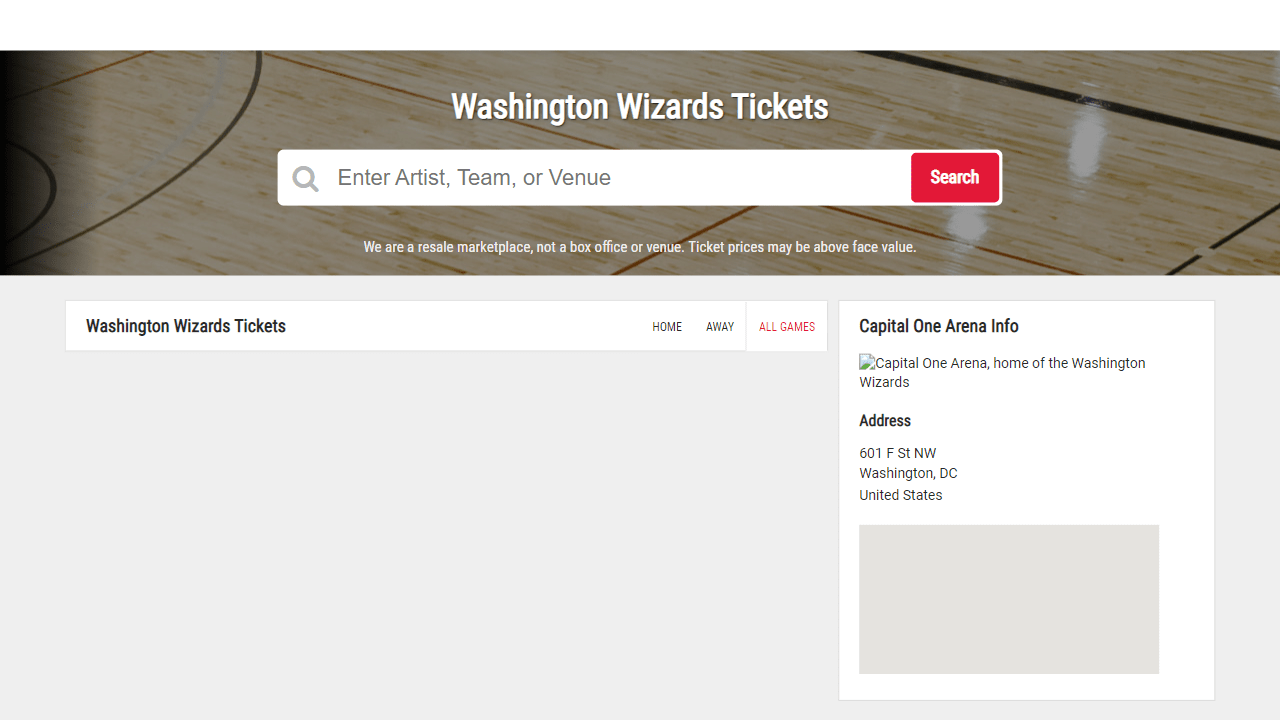 Washington Wizards Tickets